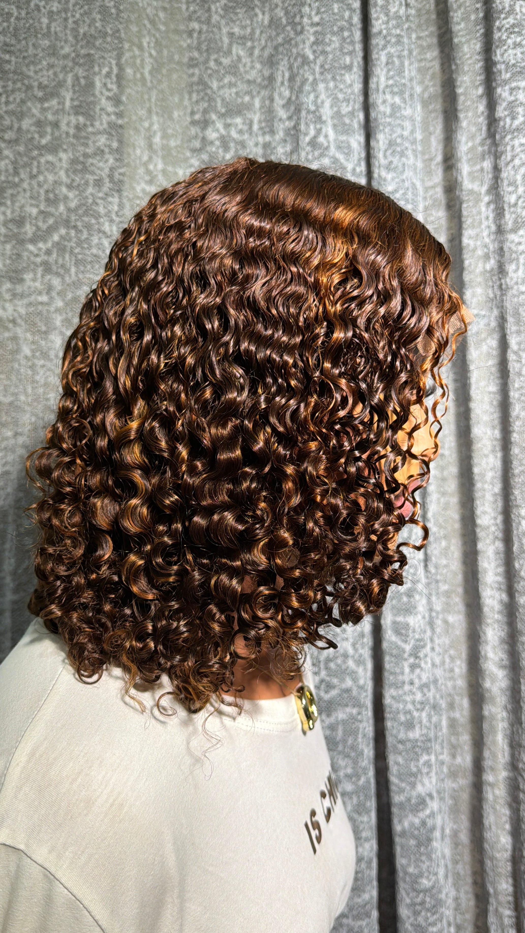 14 inches pixie curls 100% human hair with a 5x5 closure