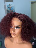 Burgundy pixie unit 14’’