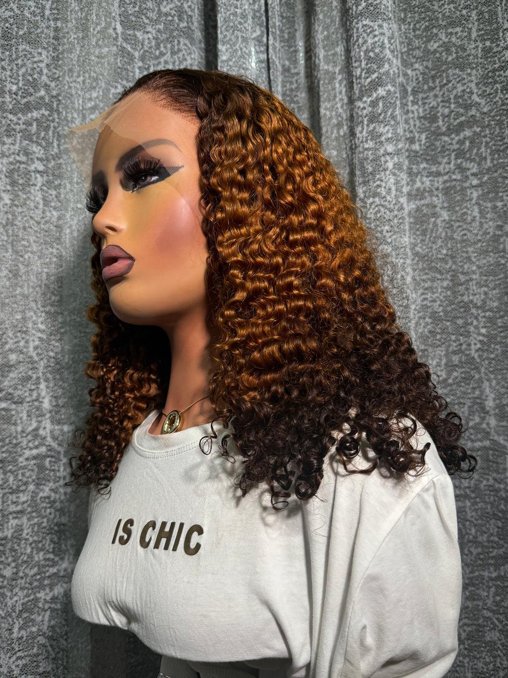 18 inches pixie curls 13x4 frontal