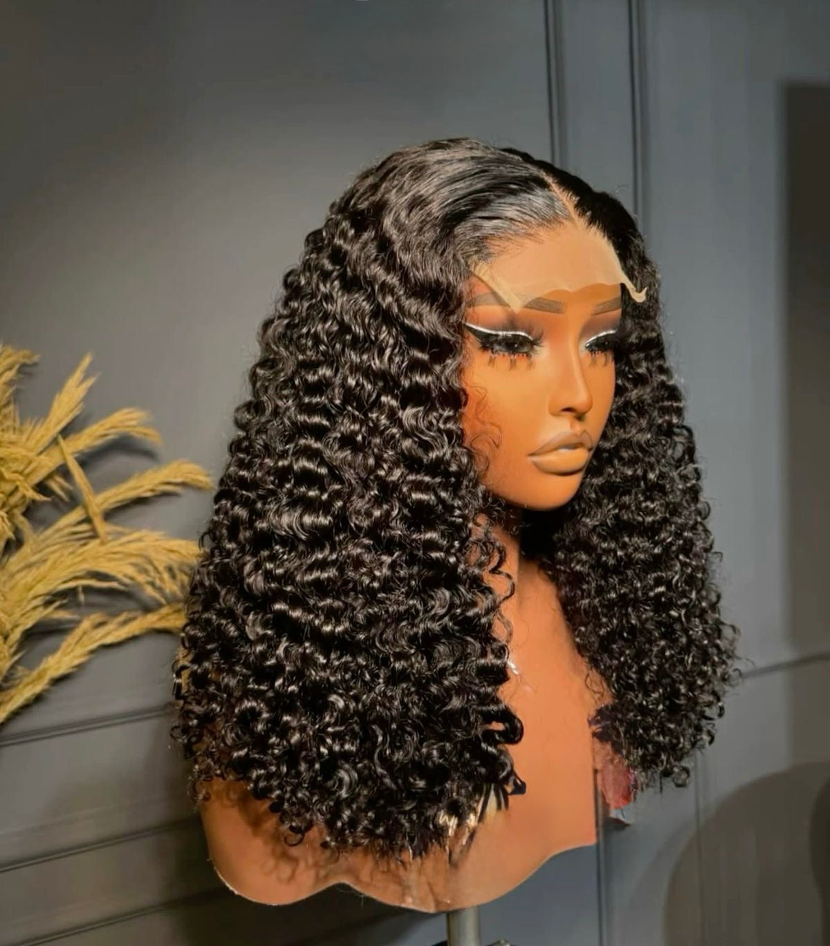 22 inches pixie curls 5x5 closure