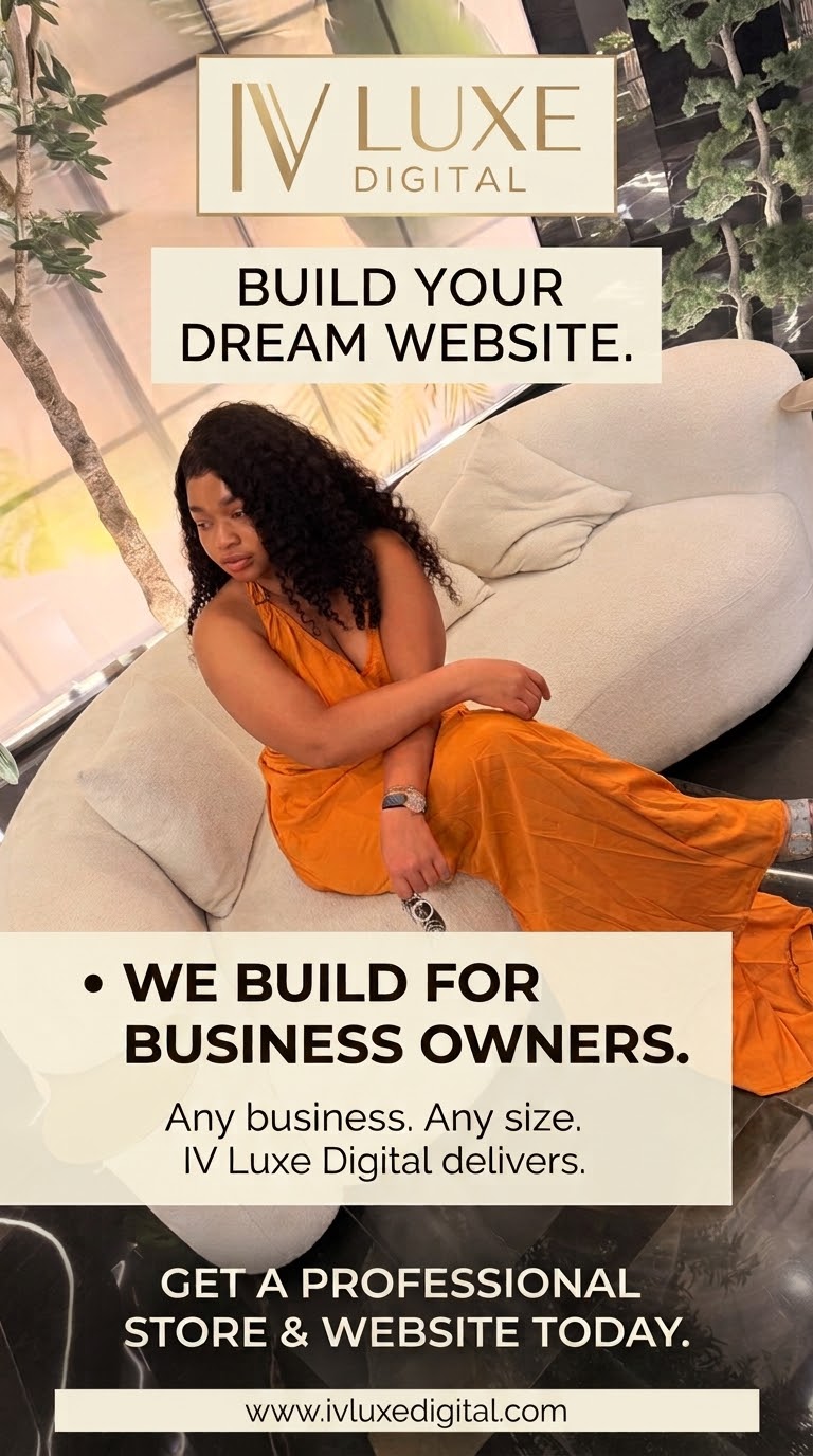 Have your online store and website built by IV luxe digital